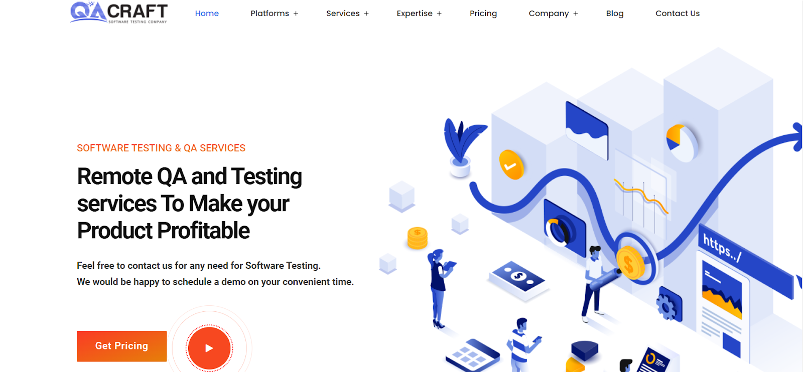 qacraft performance testing company - load testing company