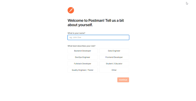Welcome to Postman