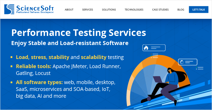 ScienceSoft Performance Testing