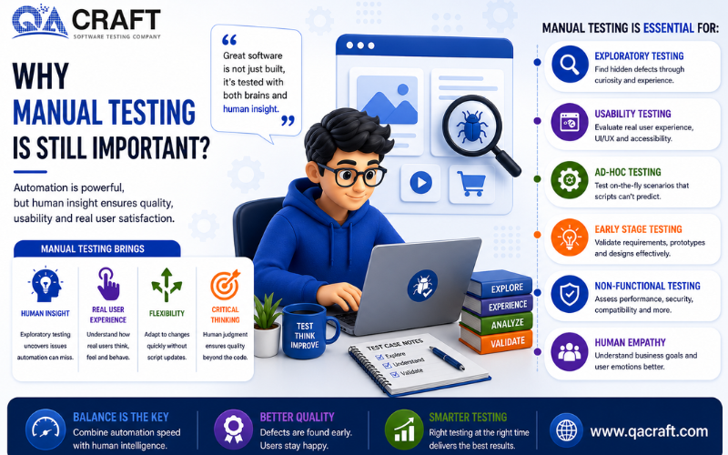 Why Manual Testing is Still Important
