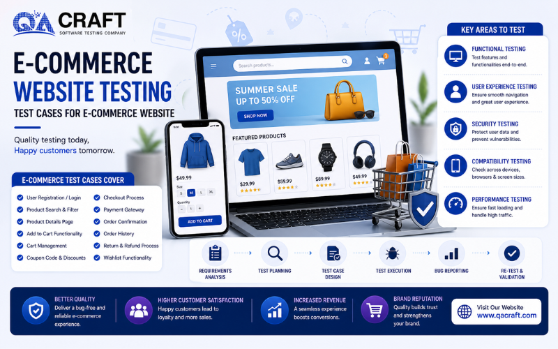 E-commerce Website Testing – Test Cases for E-commerce Website