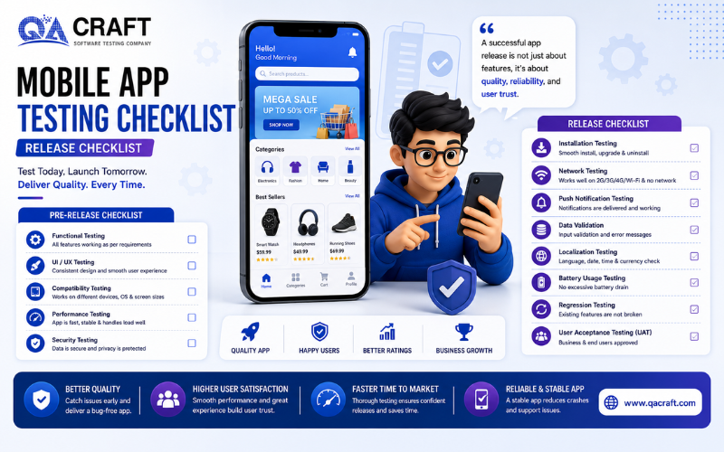 Mobile App Testing Checklist Release Checklist
