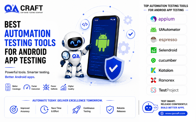Best Automation Testing Tools for Android App Testing