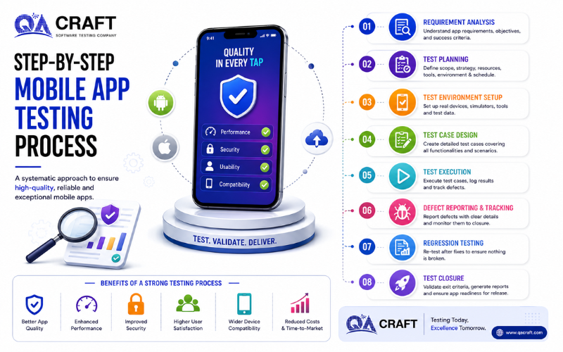 Step by Step Mobile App Testing Process