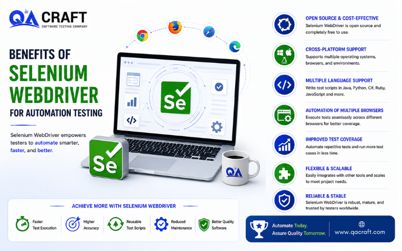 Benefits of Selenium Webdriver for Automation Testing