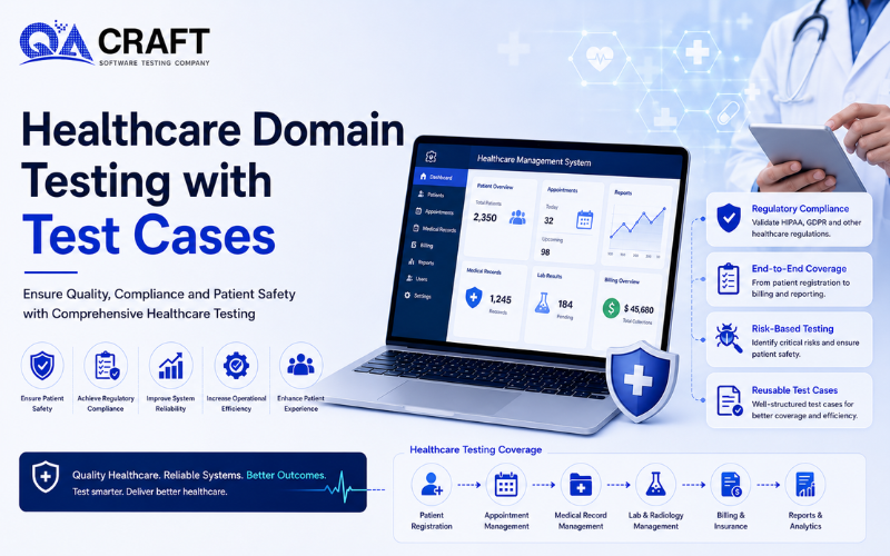 HealthCare Domain Testing with Test Cases