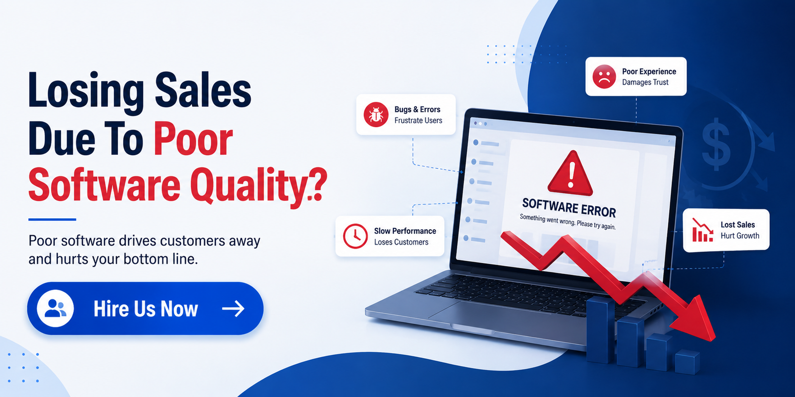 Losing sales due to software issues