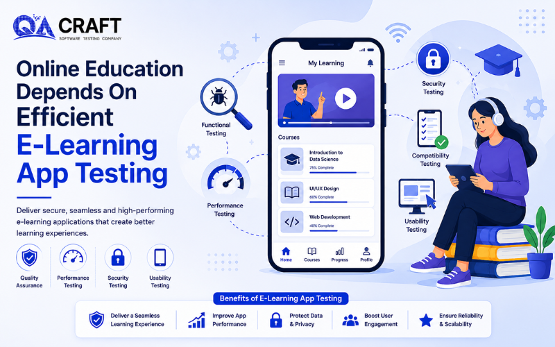Online Education Depends On Efficient E-Learning App Testing