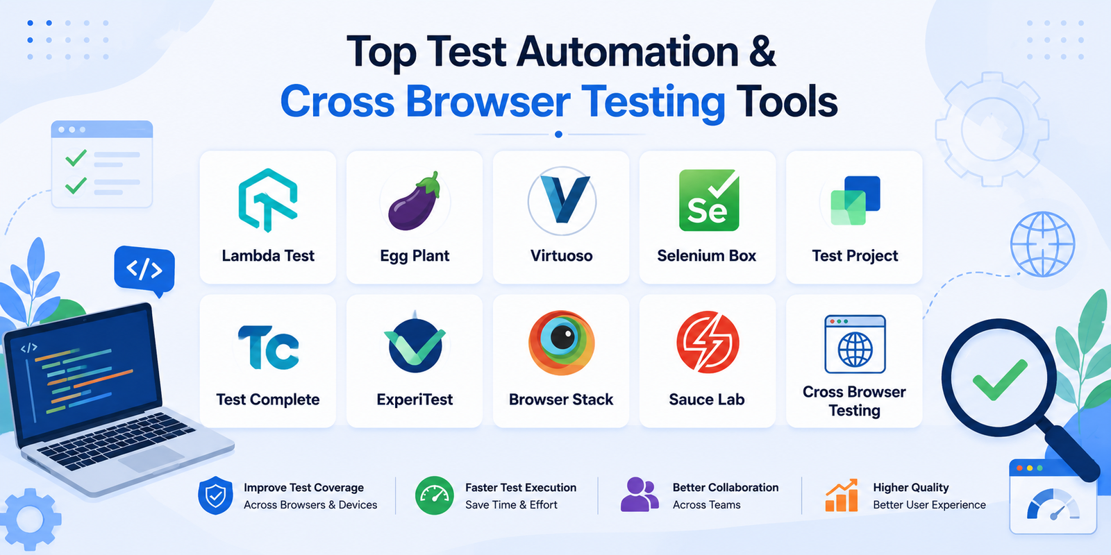 Top test automation testing tools - QACRAFT Top test automation testing tools