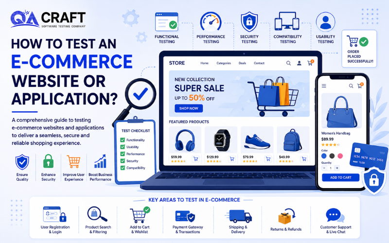 How To Test an E-commerce Website or Application