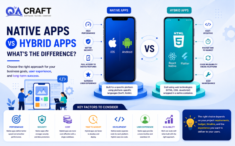 Native Apps Vs Hybrid Apps – What’s the Difference?