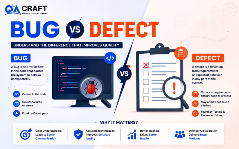 Bug Vs Defect