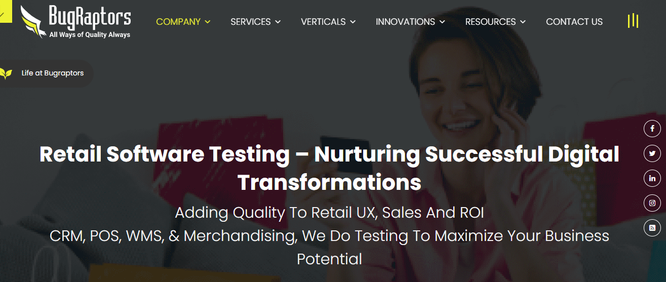 Bugraptors - retail software testing