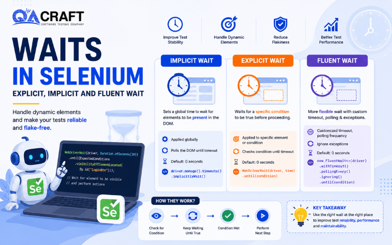 Waits in Selenium – Explicit, Implicit and Fluent Wait