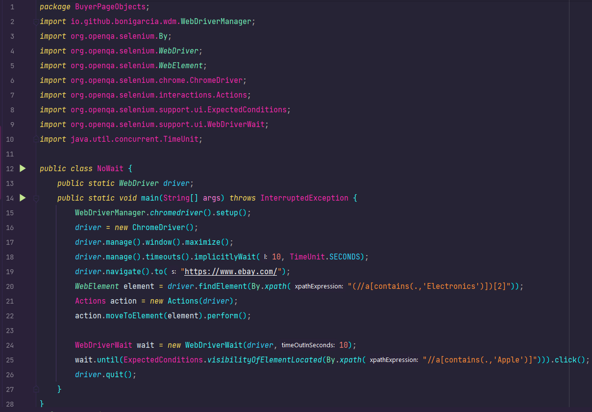 explicit waits in selenium