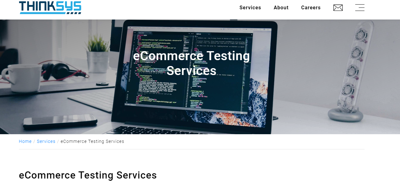 Thinksys - ecommerce testing