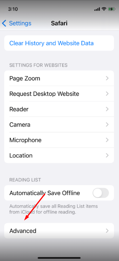 Debug website on iPhone using Web Inspector image 3