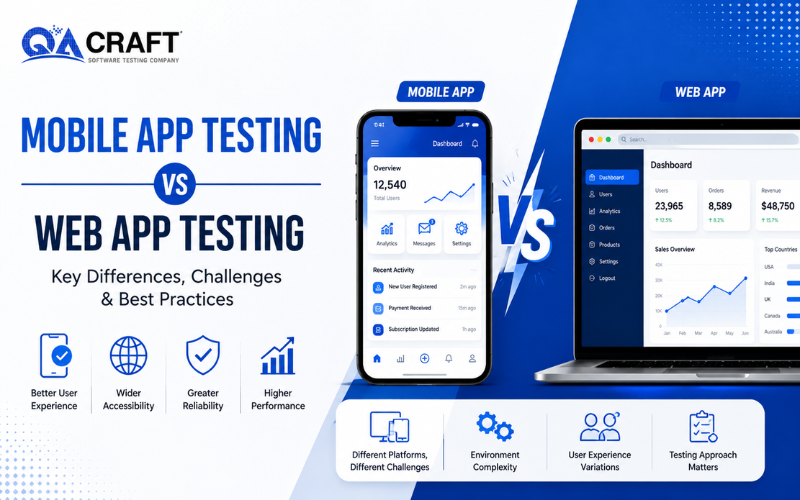 Mobile App Testing vs Web App Testing