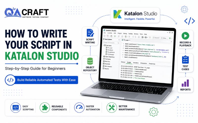How to write your first script in Katalon Studio