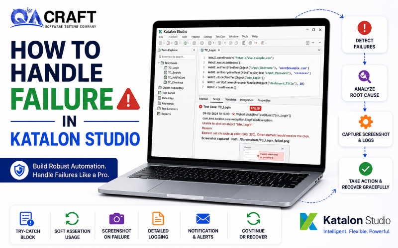 How to Handle Failure in Katalon Studio