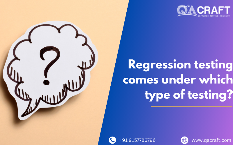 Regression testing comes under which type of testing