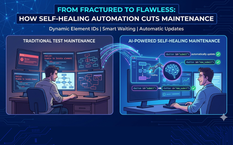 How Self-Healing Automation Reduces Test Maintenance