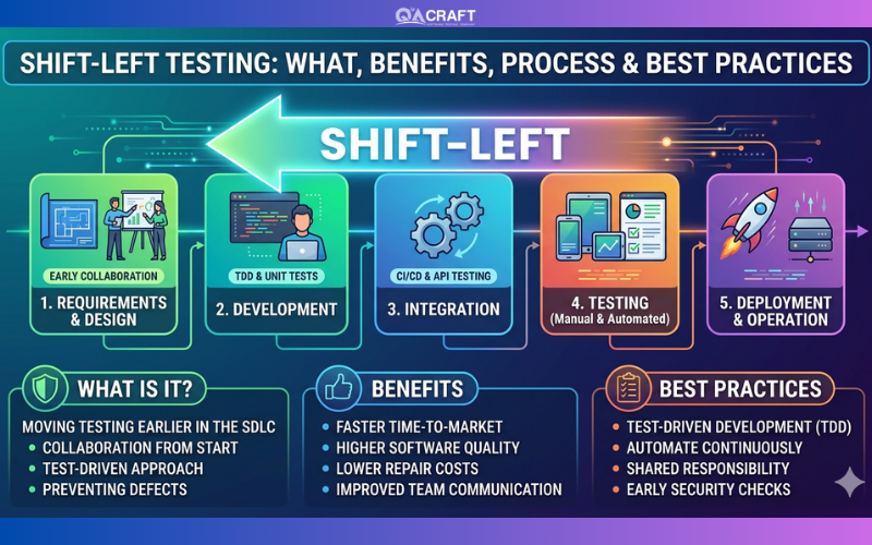 What is Shift-Left Testing? Benefits, Process, and Best Practices