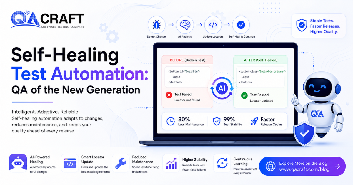 Self-Healing Test Automation: QA of the New Generation